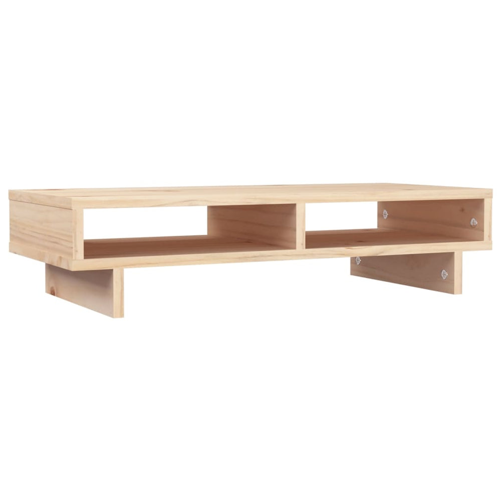 Monitorständer Kiefer Massivholz 60 cm
