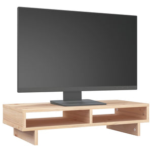 Monitorständer Kiefer Massivholz 60 cm