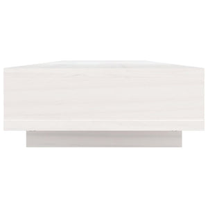 Monitorständer Weiß Kiefer Massivholz 100cm