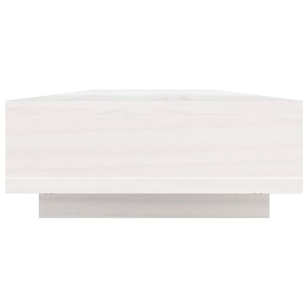Monitorständer Weiß Kiefer Massivholz 100cm