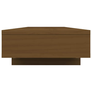 Monitorständer Honigbraun 100 cm Kiefer Massivholz