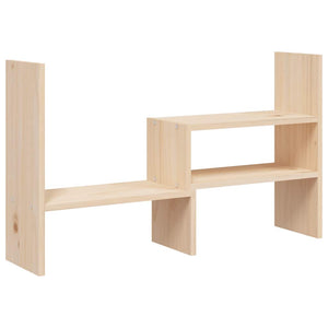 Verstellbarer Monitorständer aus Kiefernholz