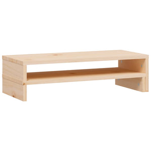 Monitorständer Kiefer Massivholz, Verstellbar