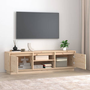 TV-Schrank Kiefer Massivholz 140 cm
