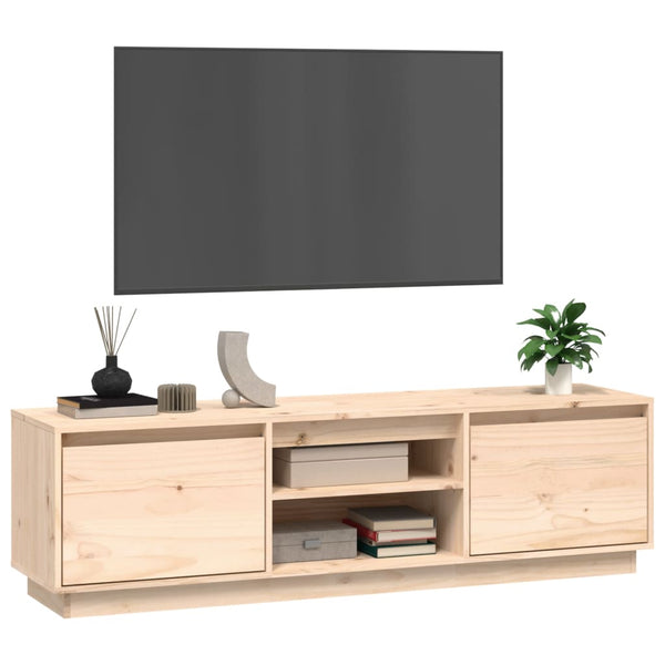 TV-Schrank Kiefer Massivholz 140 cm