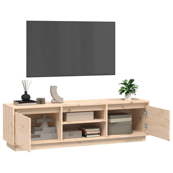 TV-Schrank Kiefer Massivholz 140 cm