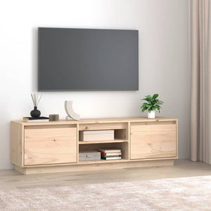 TV-Schrank Kiefer Massivholz 140 cm
