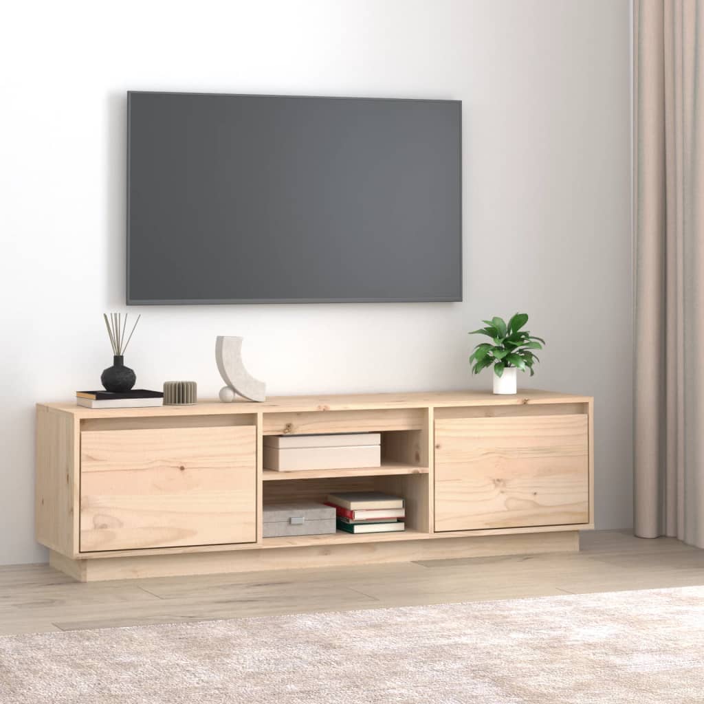 TV-Schrank Kiefer Massivholz 140 cm