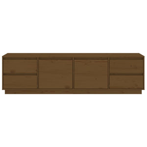 TV-Schrank Honigbraun Massivholz Kiefer 176 cm