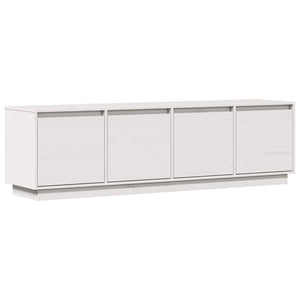 Weißer TV-Schrank Kiefer Massivholz 156cm