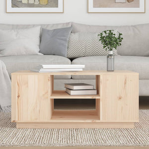 Couchtisch Kiefer Massivholz 90x49 cm
