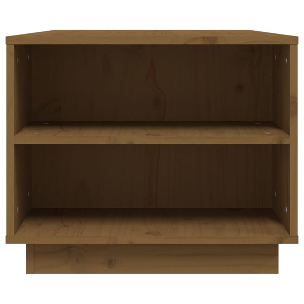Couchtisch Honigbraun Kiefer Massivholz 90cm