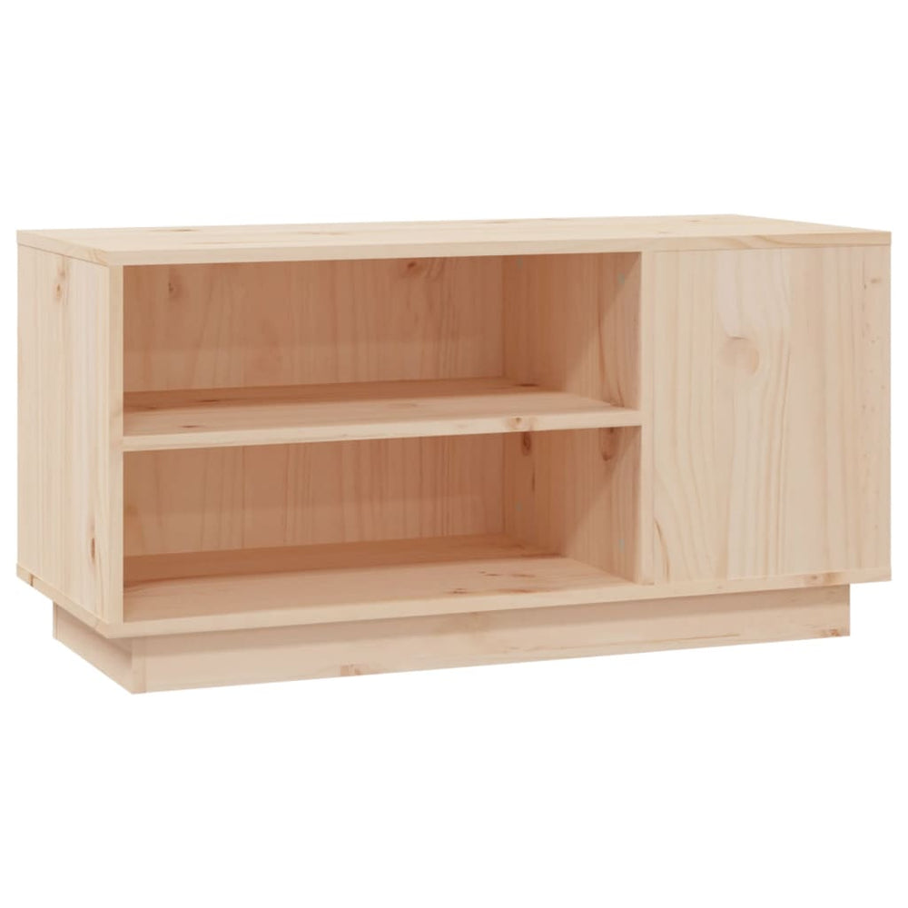 TV-Schrank Kiefer Massivholz 80 cm