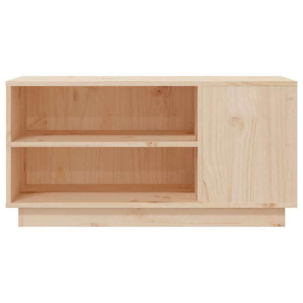 TV-Schrank Kiefer Massivholz 80 cm
