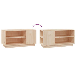 TV-Schrank Kiefer Massivholz 80 cm
