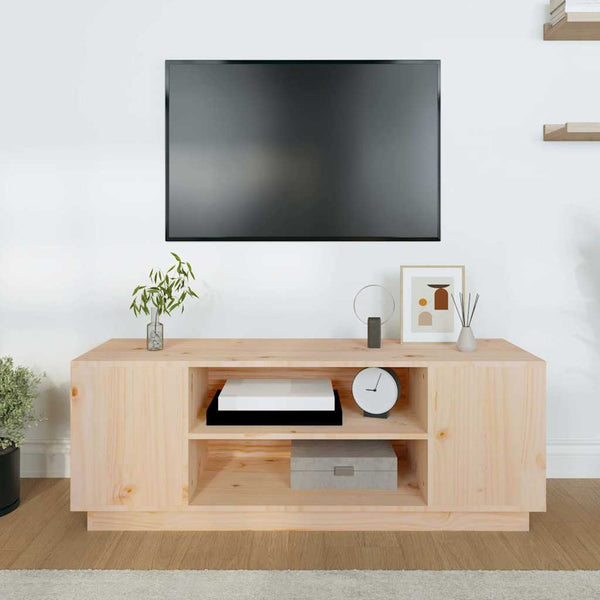 TV-Schrank Kiefer Massivholz 110 cm