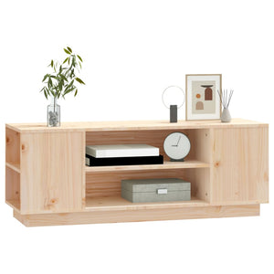 TV-Schrank Kiefer Massivholz 110 cm