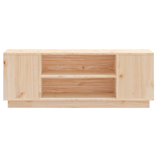 TV-Schrank Kiefer Massivholz 110 cm