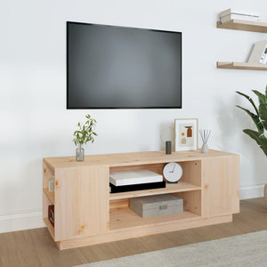 TV-Schrank Kiefer Massivholz 110 cm