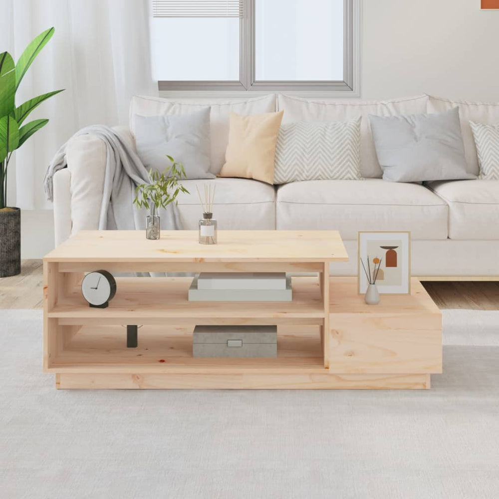 Couchtisch Kiefer Massivholz 120 cm