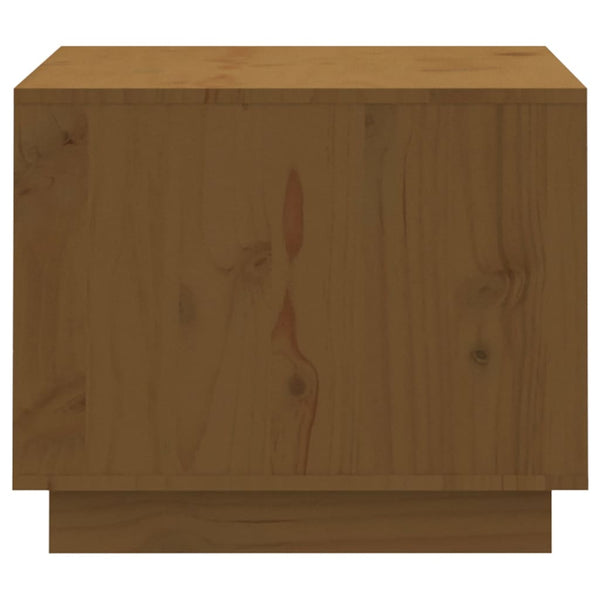 Honigbrauner Couchtisch Kiefer Massivholz 120 cm