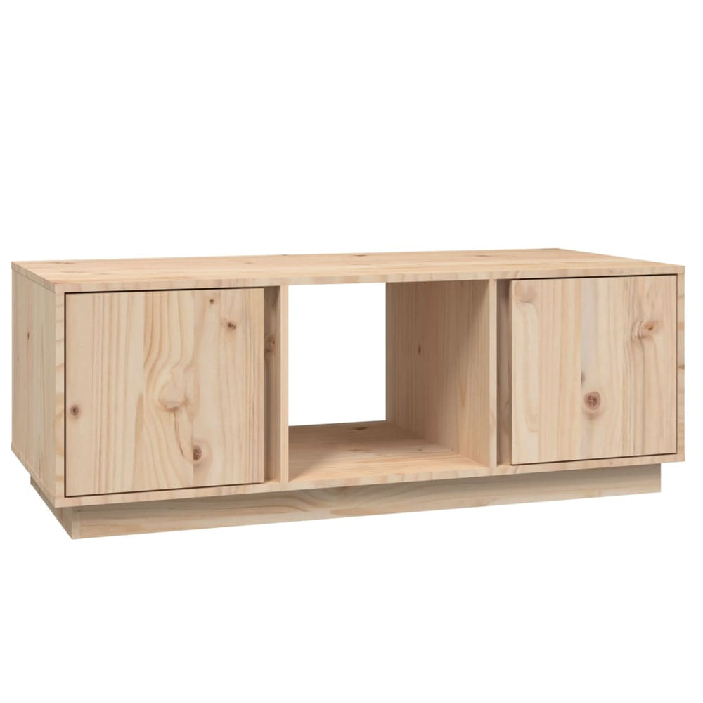 Couchtisch Kiefer Massivholz 110x50 cm