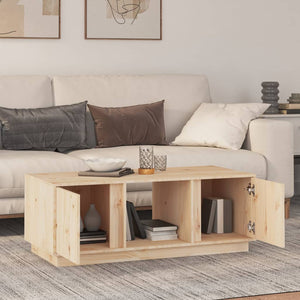 Couchtisch Kiefer Massivholz 110x50 cm