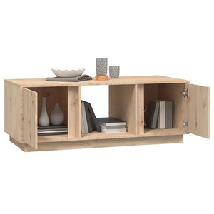 Couchtisch Kiefer Massivholz 110x50 cm