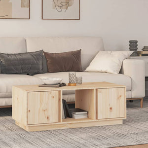 Couchtisch Kiefer Massivholz 110x50 cm