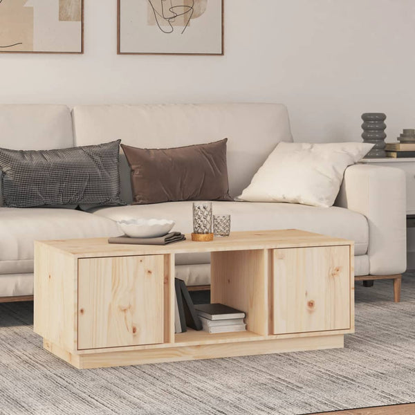 Couchtisch Kiefer Massivholz 110x50 cm