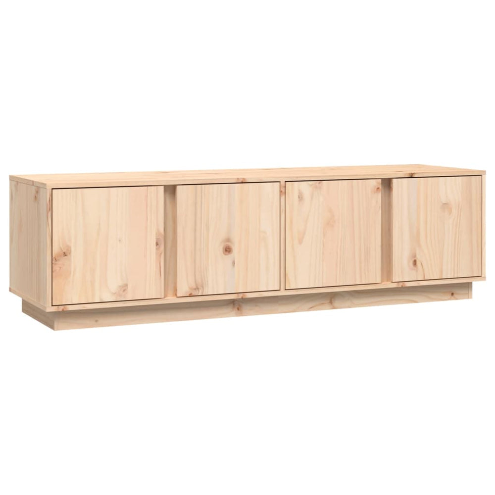 TV-Schrank Kiefer Massivholz 140 cm