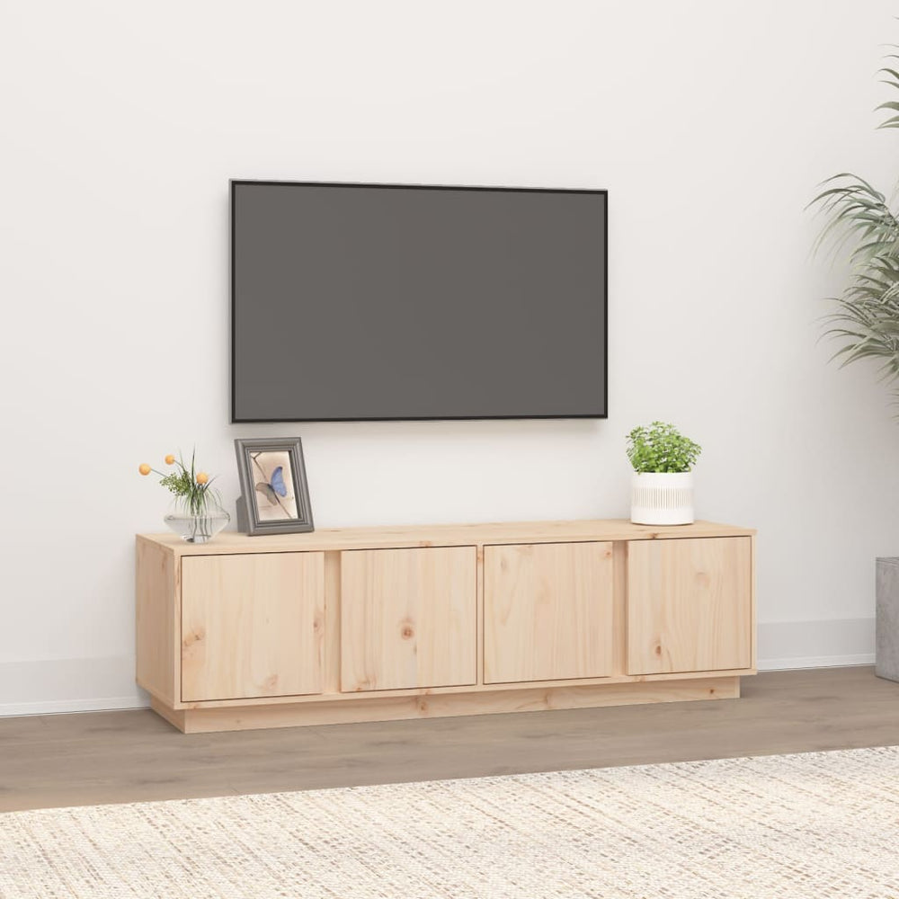 TV-Schrank Kiefer Massivholz 140 cm