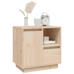 Nachttische 2er Set Kiefer Massivholz 50x34x50 cm