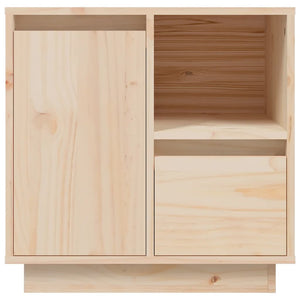 Nachttische 2er Set Kiefer Massivholz 50x34x50 cm