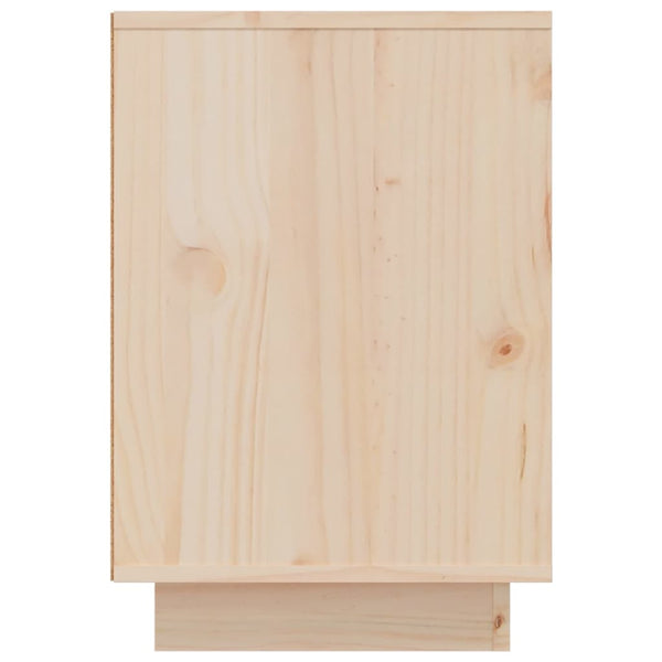 Nachttische 2er Set Kiefer Massivholz 50x34x50 cm