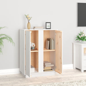 Weißes Kiefer Sideboard 60x35x80cm