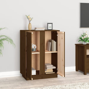 Sideboard Honigbraun 60x35x80cm Kiefer Massivholz