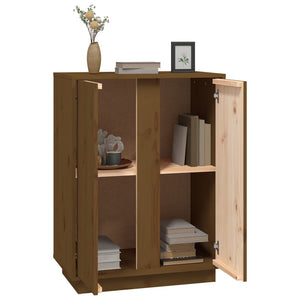 Sideboard Honigbraun 60x35x80cm Kiefer Massivholz