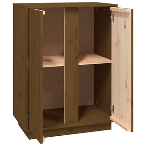 Sideboard Honigbraun 60x35x80cm Kiefer Massivholz