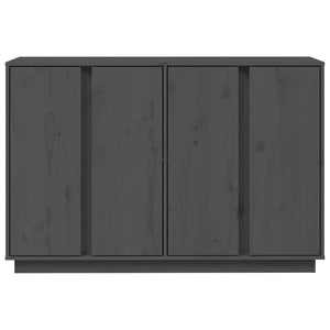Graues Kiefer Massivholz Sideboard 120cm