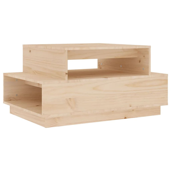 Massivholz Couchtisch Kiefer 80x55 cm
