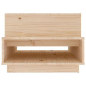 Massivholz Couchtisch Kiefer 80x55 cm