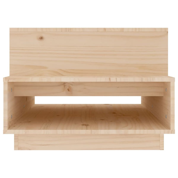 Massivholz Couchtisch Kiefer 80x55 cm