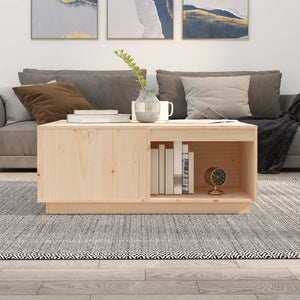 Couchtisch Kiefer Massivholz 100x101 cm