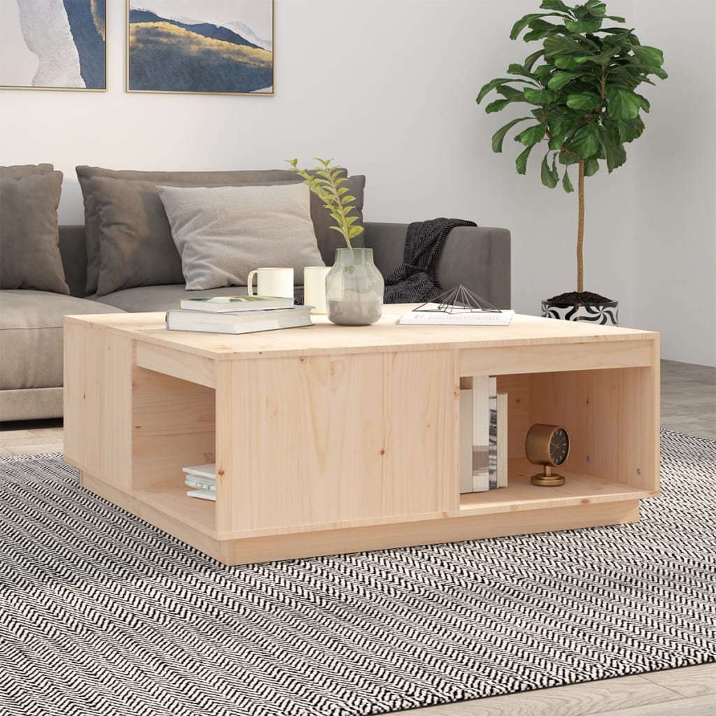 Couchtisch Kiefer Massivholz 100x101 cm