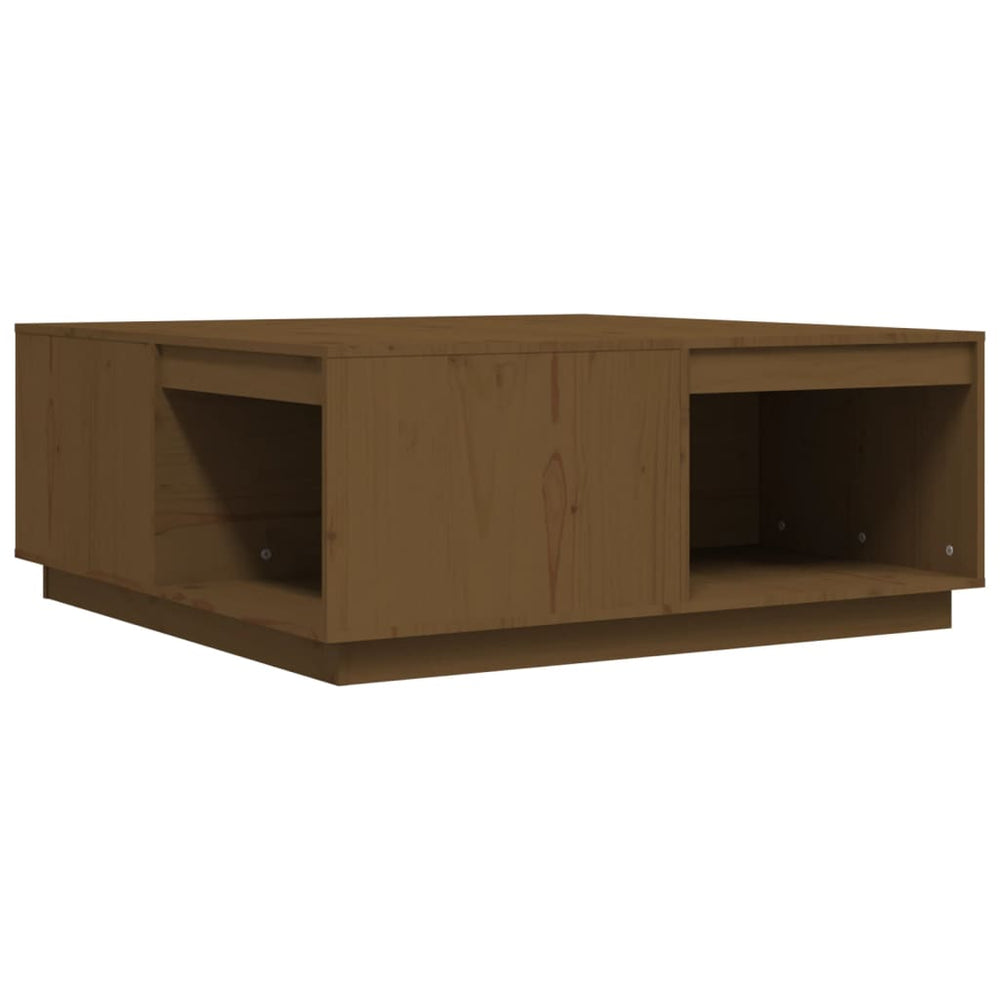 Couchtisch Kiefer Massivholz Honigbraun