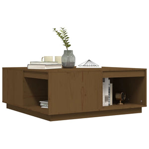 Couchtisch Kiefer Massivholz Honigbraun