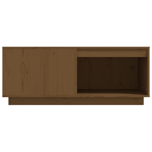 Couchtisch Kiefer Massivholz Honigbraun