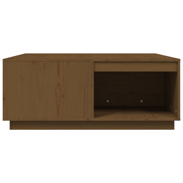 Couchtisch Kiefer Massivholz Honigbraun