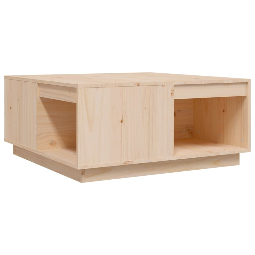 Couchtisch Kiefer Massivholz 80x81 cm